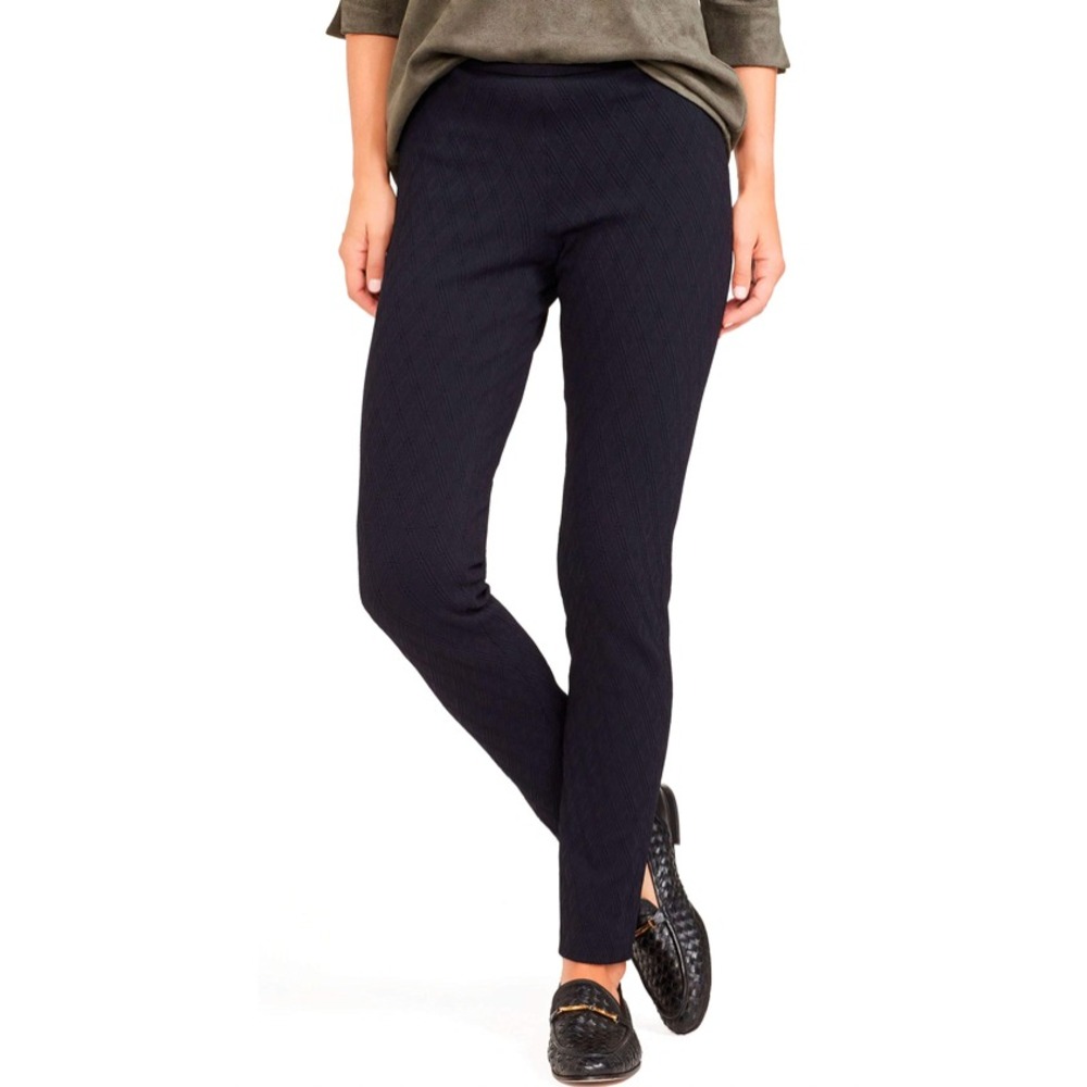 J McLaughlin Side Zip Pull On Trouser Ankle Length Black Women 6